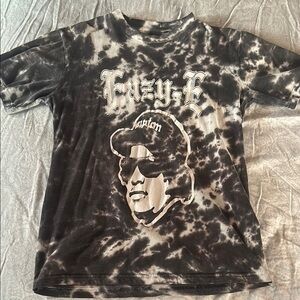 Easy-E Black and White Graphic T-Shirt